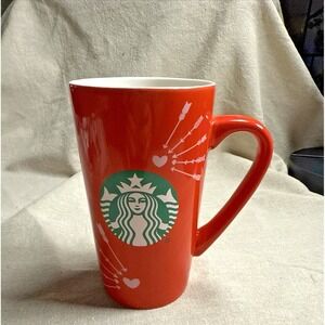 2020 Red White Starbucks 16 fl oz Mug Arrows and Heart Love‎ arrows